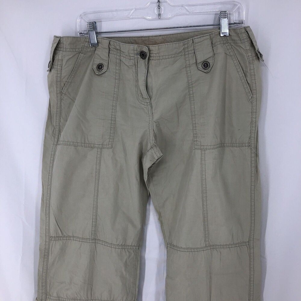 FISHBONE Summer Khaki Drawstring Ankle Utility Hiking Pants 30 (35x34)
